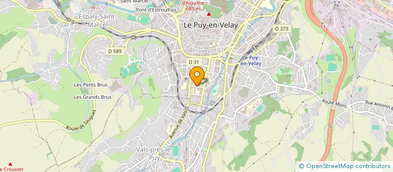 localisation de l'entreprise MONSIEUR SACHA LANARET  LE PUY-EN-VELAY