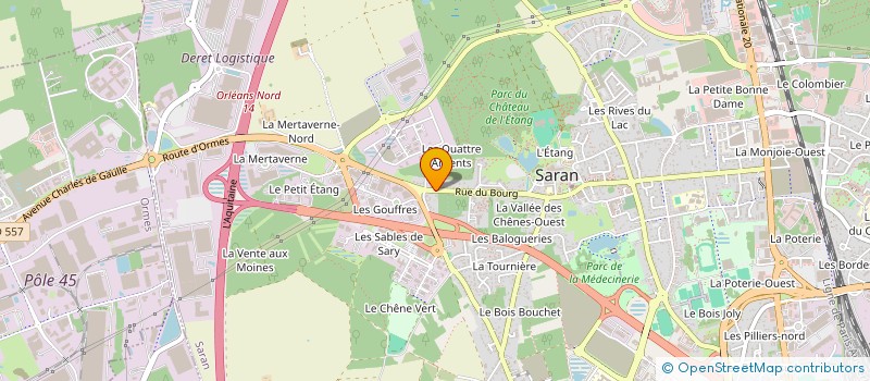 localisation de l'entreprise MONSIEUR SACHA LE CORRE à SARAN
