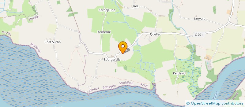 localisation de l'entreprise MONSIEUR SACHA LE GARNEC  ARZAL