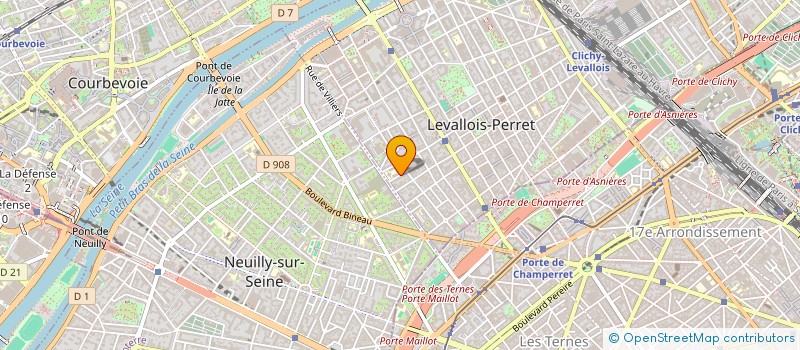 localisation de l'entreprise MONSIEUR SACHA LEGRAND à LEVALLOIS-PERRET