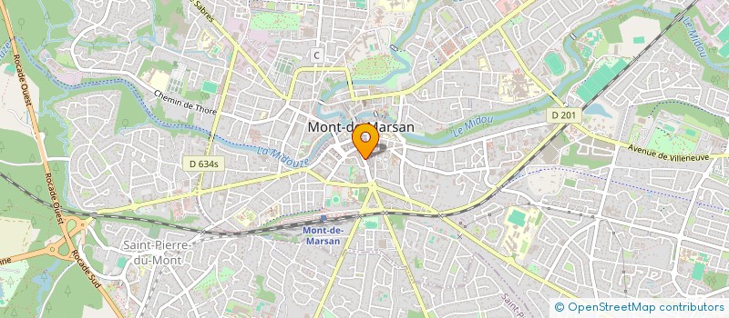 localisation de l'entreprise MONSIEUR SACHA LEONARDI  MONT-DE-MARSAN