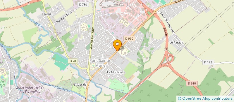 localisation de l'entreprise MONSIEUR SACHA LESAGE  PONT-SAINTE-MARIE