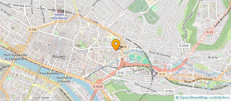 localisation de l'entreprise MONSIEUR SACHA LESUEUR à ROUEN