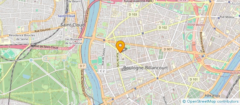 localisation de l'entreprise MONSIEUR SACHA LORANT à BOULOGNE-BILLANCOURT