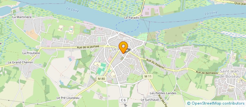 localisation de l'entreprise MONSIEUR SACHA MAILLARD  PELLERIN (LE)