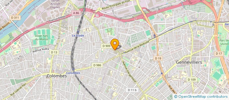 localisation de l'entreprise MONSIEUR SACHA MAIORNIKOFF  COLOMBES