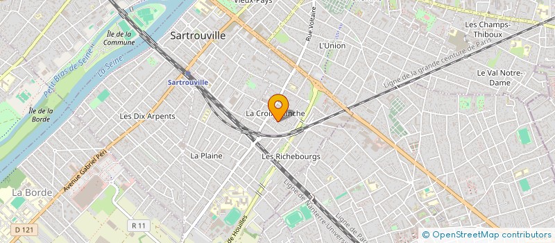 localisation de l'entreprise MONSIEUR SACHA MANNON  SARTROUVILLE