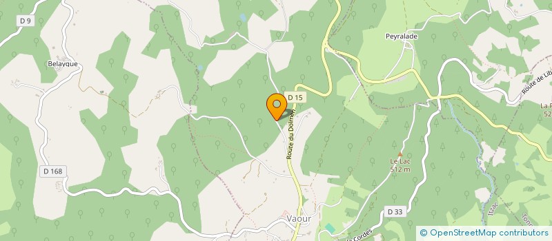 localisation de l'entreprise MONSIEUR SACHA MASSELIN STUTZ  VAOUR