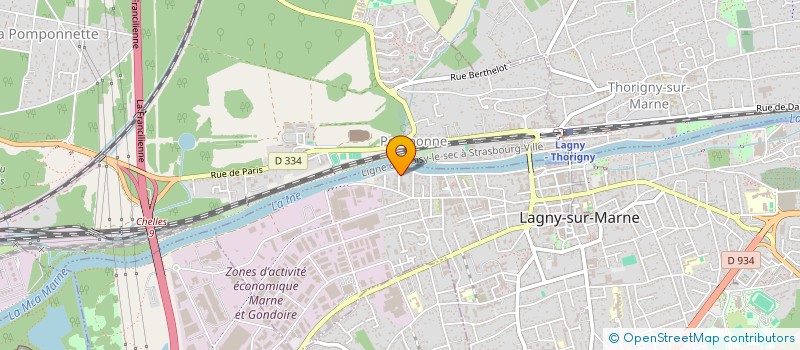 localisation de l'entreprise MONSIEUR SACHA MELLOUKI  LAGNY-SUR-MARNE