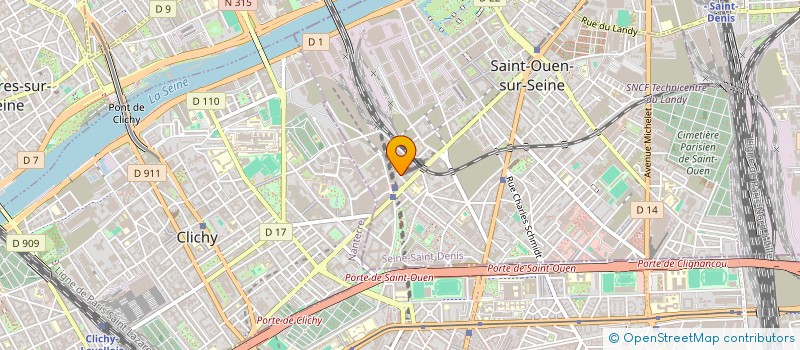 localisation de l'entreprise MONSIEUR SACHA MEYER à SAINT-OUEN-SUR-SEINE