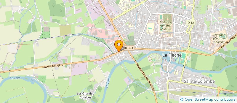 localisation de l'entreprise MONSIEUR SACHA MICHEL à LA FLECHE
