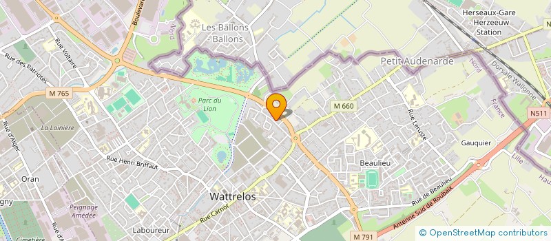 localisation de l'entreprise MONSIEUR SACHA MICHEZ à WATTRELOS