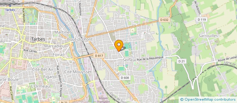 localisation de l'entreprise MONSIEUR SACHA MIRAS--VERGE  SALLES-ADOUR