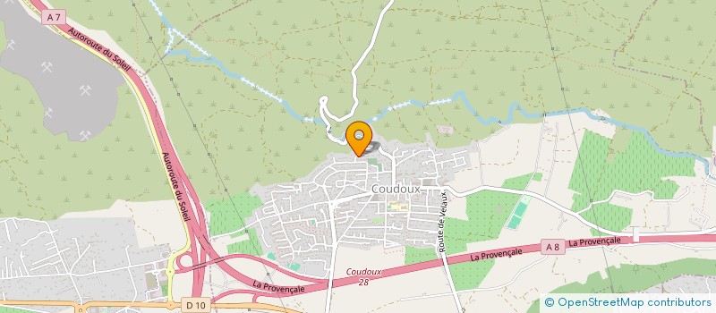 localisation de l'entreprise MONSIEUR SACHA PAOLINI  COUDOUX