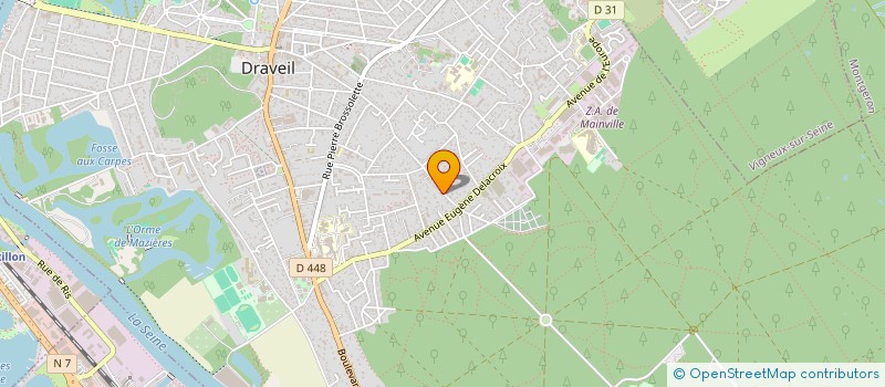 localisation de l'entreprise MONSIEUR SACHA PARIS à DRAVEIL