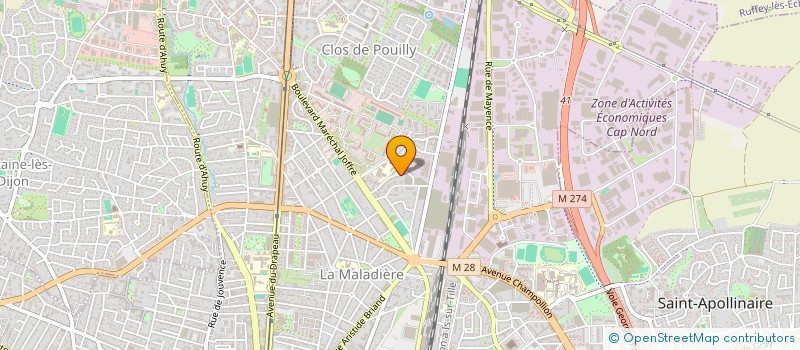 localisation de l'entreprise MONSIEUR SACHA PARIS  DIJON