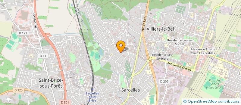 localisation de l'entreprise MONSIEUR SACHA PARTOUCHE  SARCELLES