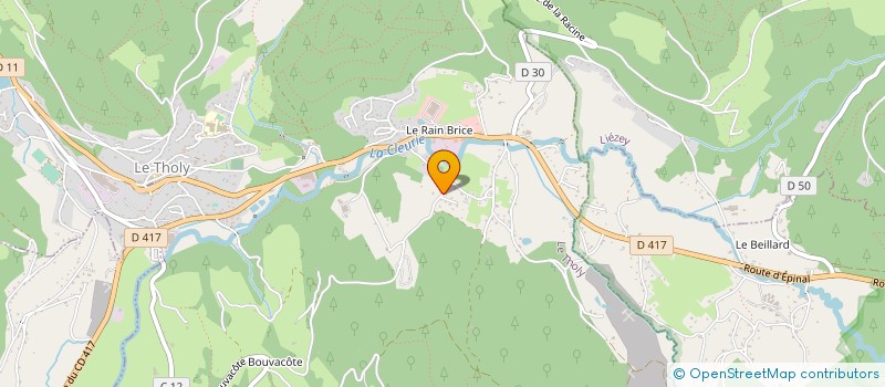 localisation de l'entreprise MONSIEUR SACHA PATRY  LE THOLY