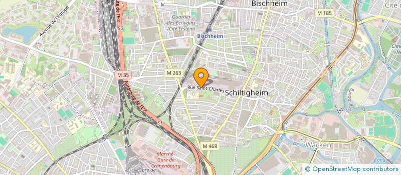 localisation de l'entreprise MONSIEUR SACHA PELLETIER  SCHILTIGHEIM