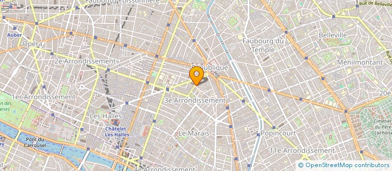 localisation de l'entreprise MONSIEUR SACHA PERETTI  PARIS