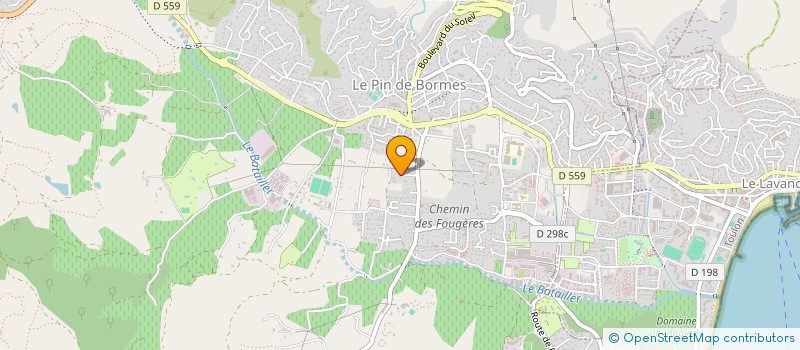 localisation de l'entreprise MONSIEUR SACHA POURREAU à BORMES-LES-MIMOSAS