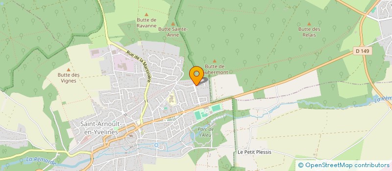 localisation de l'entreprise MONSIEUR SACHA RADOSAVLJEVIC  SAINT-ARNOULT-EN-YVELINES