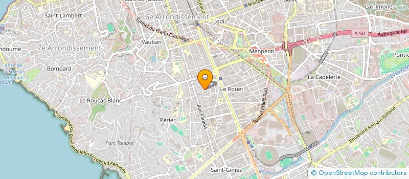 localisation de l'entreprise MONSIEUR SACHA RAOULT à MARSEILLE