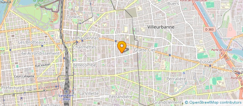 localisation de l'entreprise MONSIEUR SACHA RIEUF  VILLEURBANNE