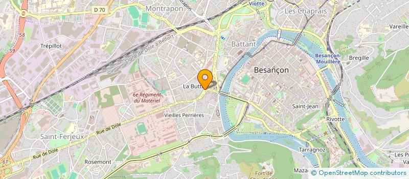 localisation de l'entreprise MONSIEUR SACHA ROCH  BESANCON