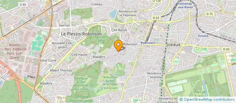 localisation de l'entreprise MONSIEUR SACHA ROTH  LE PLESSIS-ROBINSON