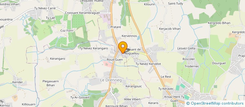 localisation de l'entreprise MONSIEUR SACHA ROUDAUT  PLEUVEN