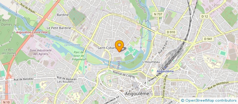 localisation de l'entreprise MONSIEUR SACHA ROUGIER à ANGOULEME