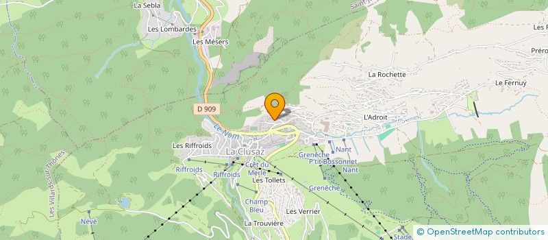 localisation de l'entreprise MONSIEUR SACHA RUPHY à LA CLUSAZ