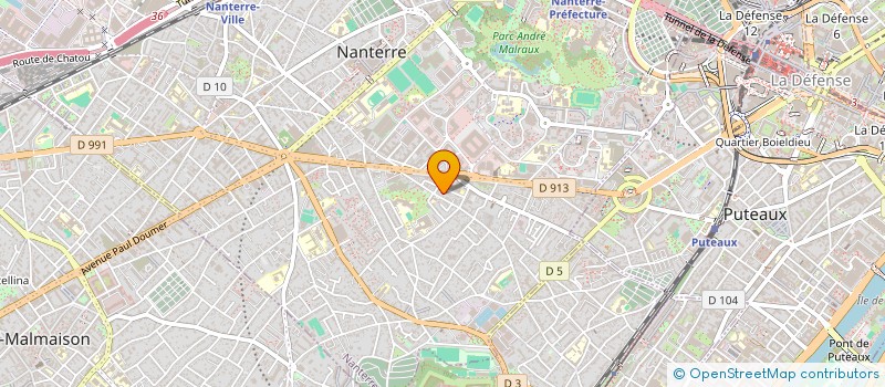 localisation de l'entreprise MONSIEUR SACHA SEBAG  NANTERRE