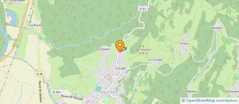 localisation de l'entreprise MONSIEUR SACHA SIMONETTI  JUJURIEUX