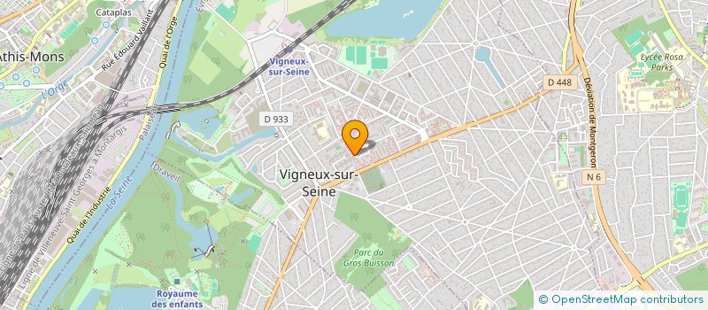 localisation de l'entreprise MONSIEUR SACHA SNJOYAN à VIGNEUX-SUR-SEINE