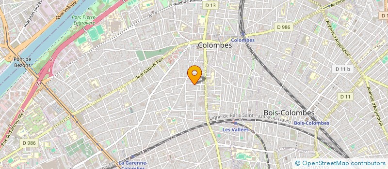 localisation de l'entreprise MONSIEUR SACHA SOLINSKI  COLOMBES