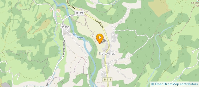 localisation de l'entreprise MONSIEUR SACHA STANDEN  TROIS-VILLES