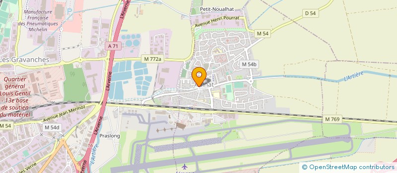 localisation de l'entreprise MONSIEUR SACHA SUDARIC  AULNAT