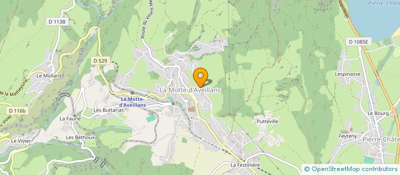 localisation de l'entreprise MONSIEUR SACHA TERRIOU  LA MOTTE-D'AVEILLANS