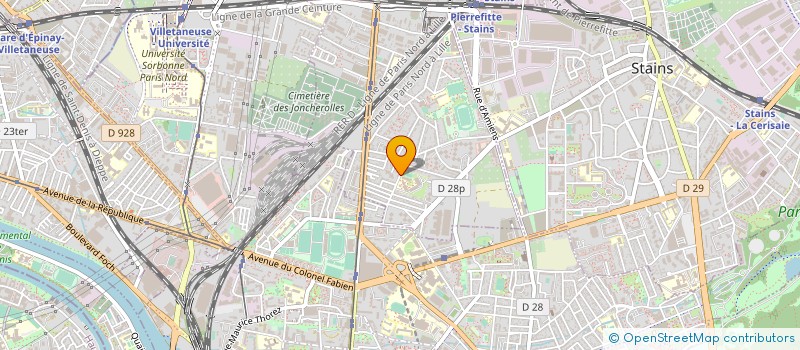 localisation de l'entreprise MONSIEUR SACHA TOMIC à PIERREFITTE-SUR-SEINE