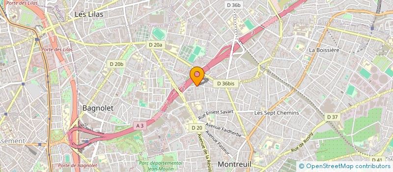 localisation de l'entreprise MONSIEUR SACHA TOUBIANA à MONTREUIL