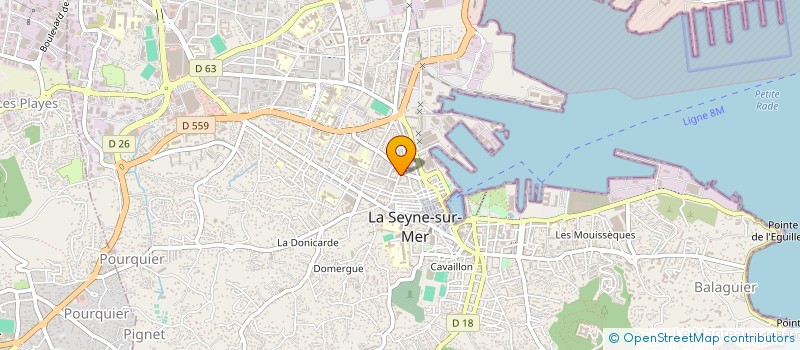 localisation de l'entreprise MONSIEUR SACHA TOUSSAINT à LA SEYNE-SUR-MER
