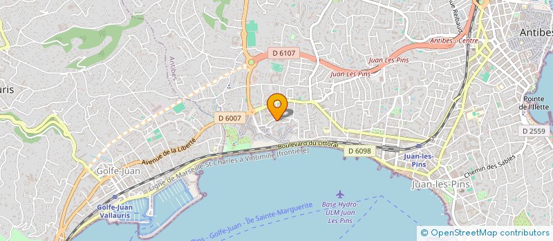 localisation de l'entreprise MONSIEUR SACHA VALLEZ à ANTIBES