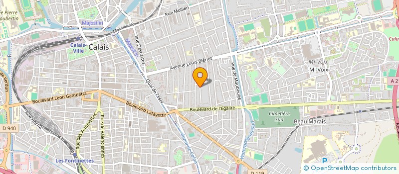 localisation de l'entreprise MONSIEUR SACHA VANGREVELYNGHE  CALAIS