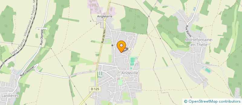 localisation de l'entreprise MONSIEUR SACHA VILA  ANDEVILLE