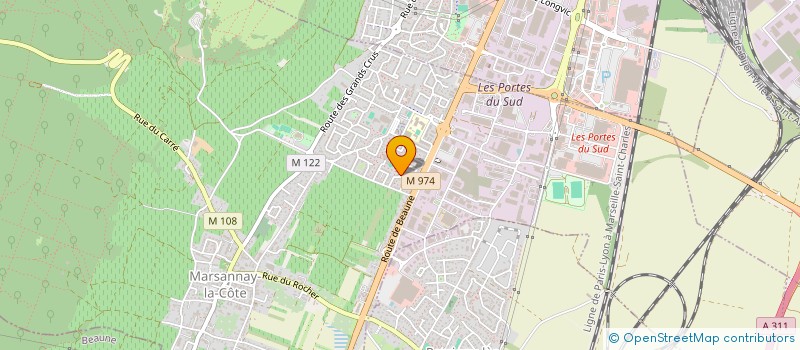 localisation de l'entreprise MONSIEUR SACHA VUJOVIC à MARSANNAY-LA-COTE