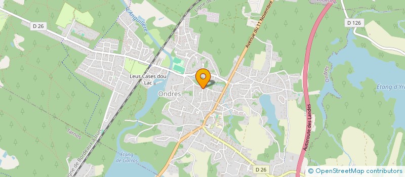 localisation de l'entreprise MONSIEUR SACHA ZAVOLI  ONDRES