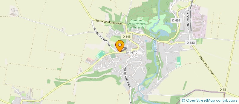 localisation de l'entreprise MONSIEUR SACHA ZORITCH  LE MEREVILLOIS