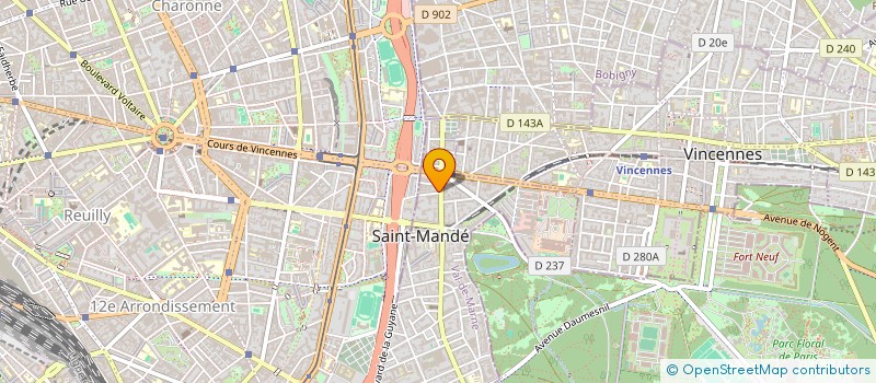 localisation de l'entreprise MONSIEUR SACHA ZRIHEN à SAINT-MANDE